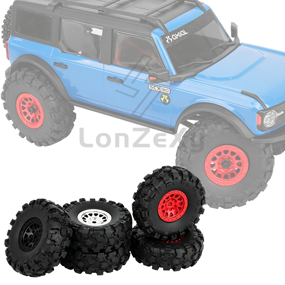 Rc Tire Foam Insert - アルミビードロックホイールリム A/B/C ラバータイヤ付き オプションの軽量タイプ Axial SCX30