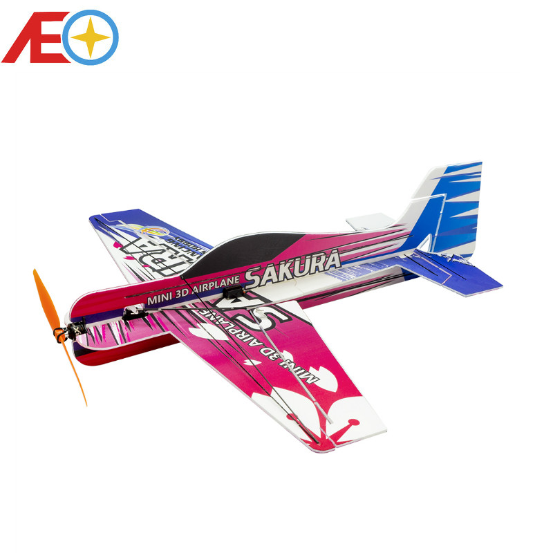 Rc Hobby Plane - AEORC E211 SAKURA マイクロ3D室内飛行機キット - 最軽量PPマジックボードRC飛行機モデルホビー玩具フォームRC飛行機リモートコントロール