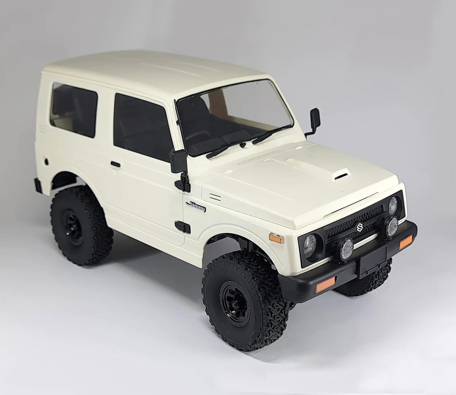 Rc Hobby Grade Crawler - 1/10スケール 4x4オフロードロッククローラーRTR、比例ステアリング、370モーター、カウンターローテーティングギアボックス、リーフスプリングシャーシ搭載 - ホビーグレードRCトラック