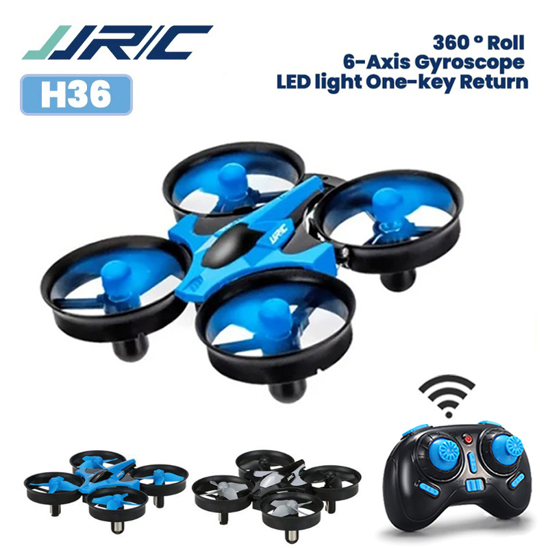 Rc Hobby Grade Helicopter - JJRC H36 ミニドローン 2.4G 6軸ヘッドレスモード 衝突回避ヘリコプター