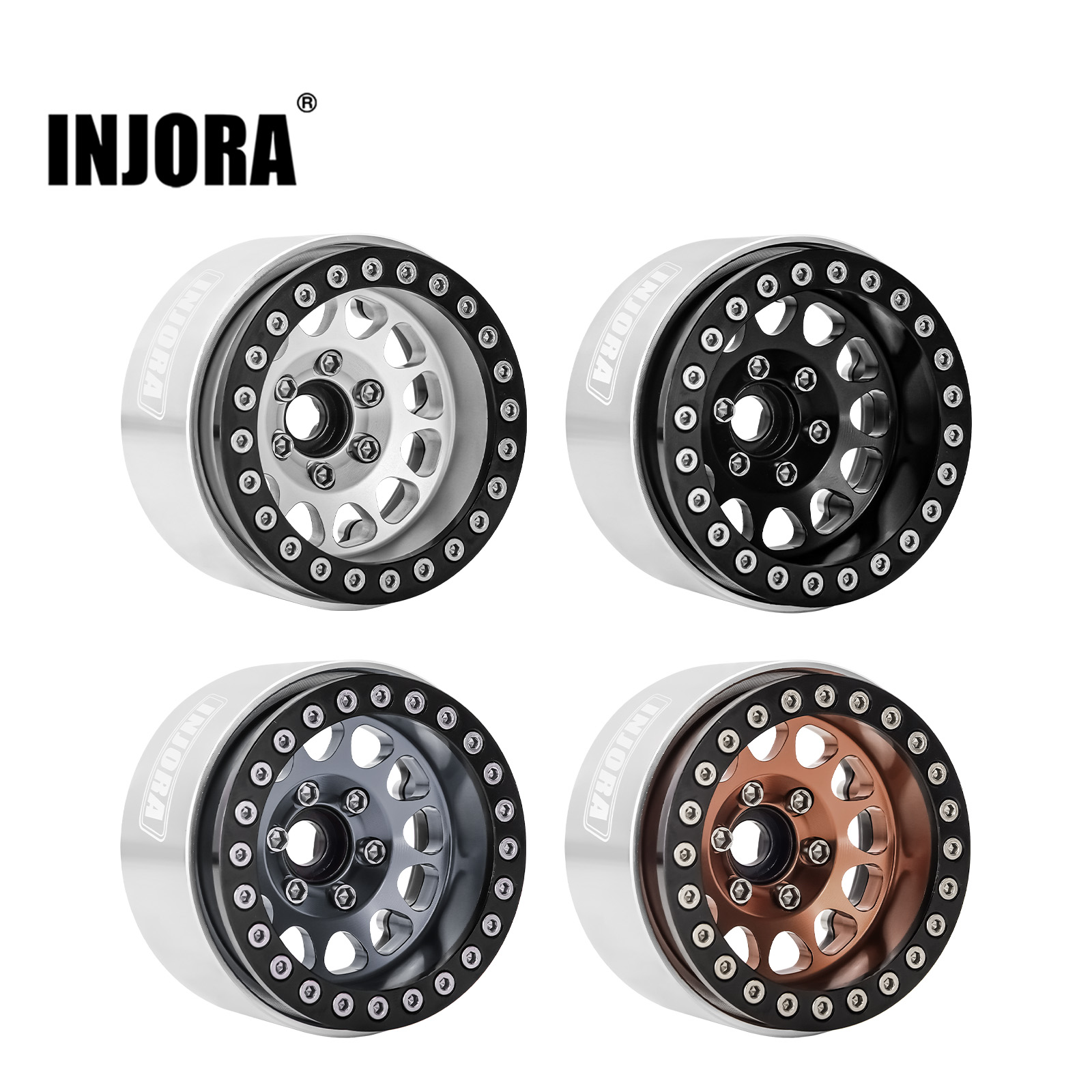 Rc Tire Foam Insert - INJORA CNC Aluminum 1.9