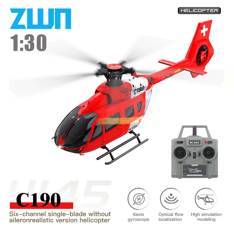 Rc Hobby Grade Helicopter - C190 RCヘリコプター 2.4G 6軸ジャイロスコープ 1/30 6CH