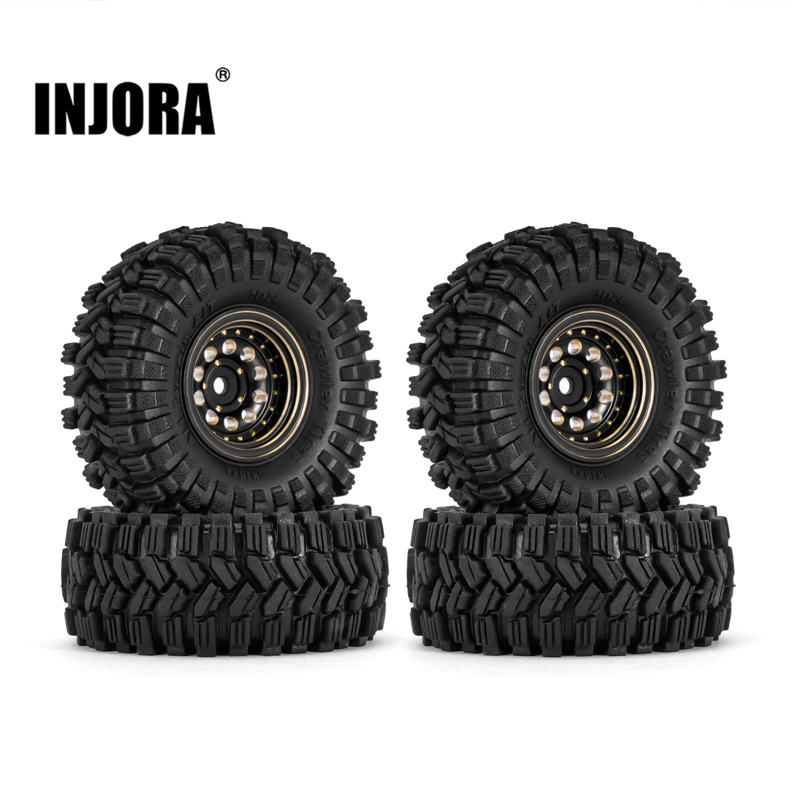 Rc Tire Foam Insert - INJORA ブラックコーティング真鍮 1.0 