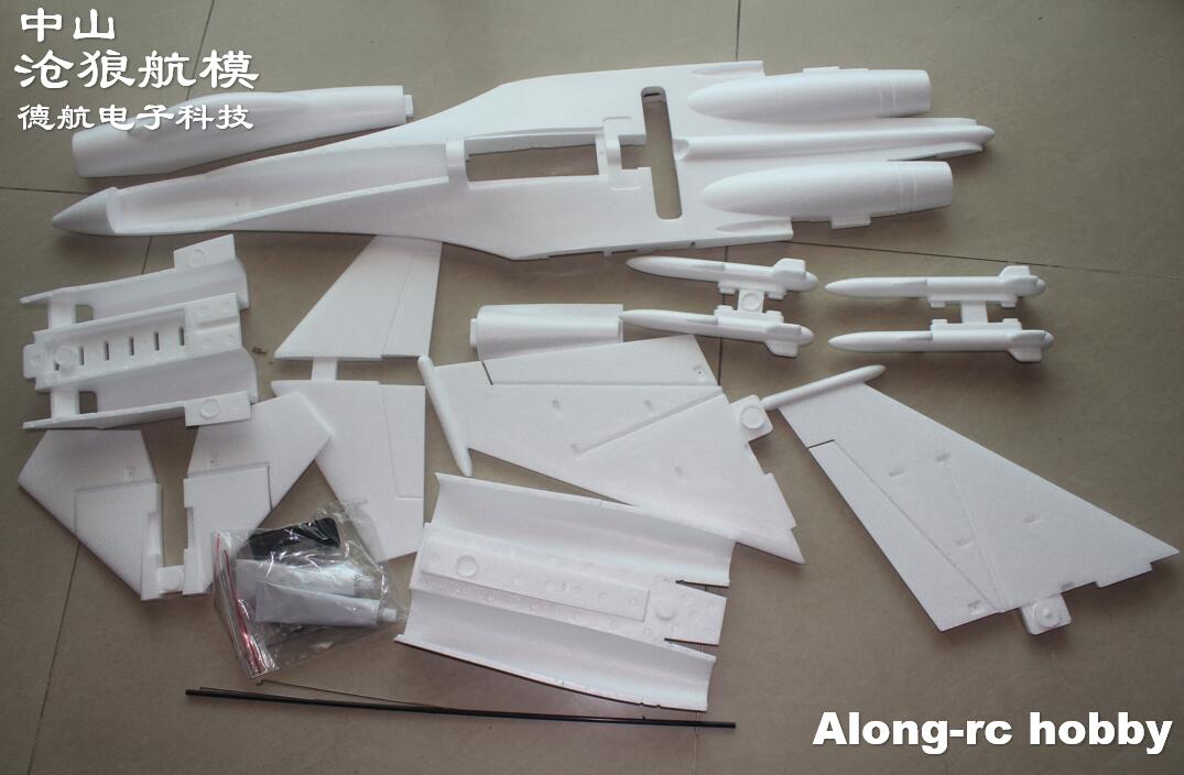 ホワイトEPO RC飛行機 SU-27 SU27 デカール付 - Rc Hobby Plane のレビューと価格