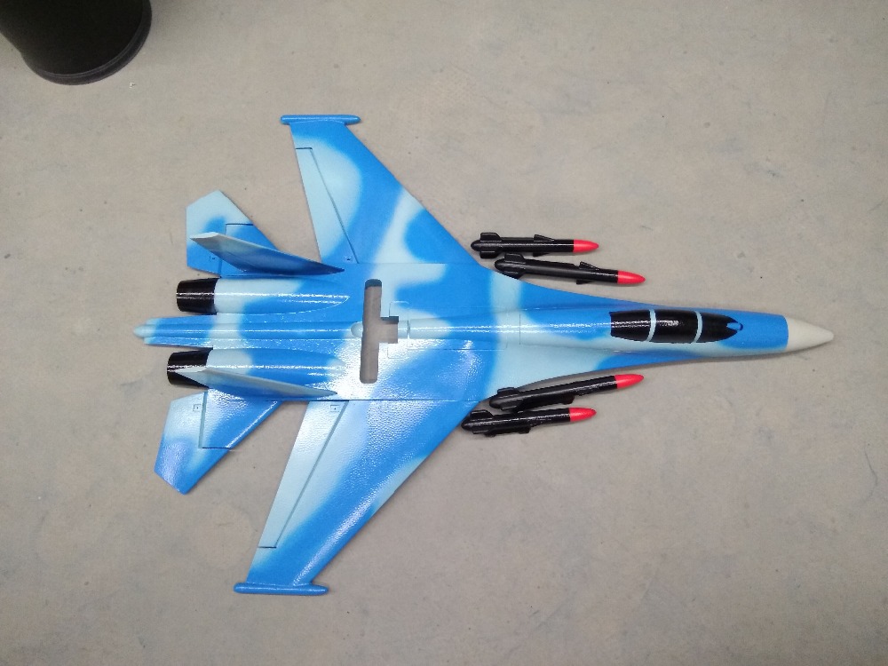 ホワイトEPO RC飛行機 SU-27 SU27 デカール付 - Rc Hobby Plane のレビューと価格