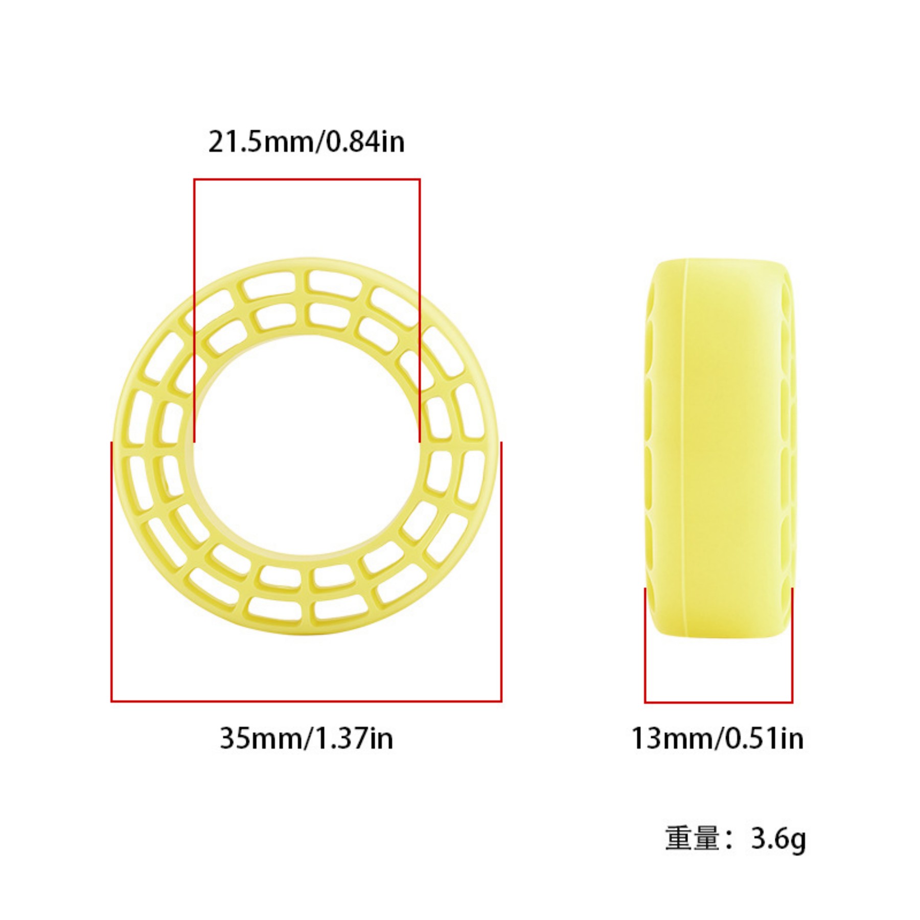 0.7インチ RC シリコンゴムタイヤインサートフォーム防水 - Rc Tire Foam Insert のレビューと価格