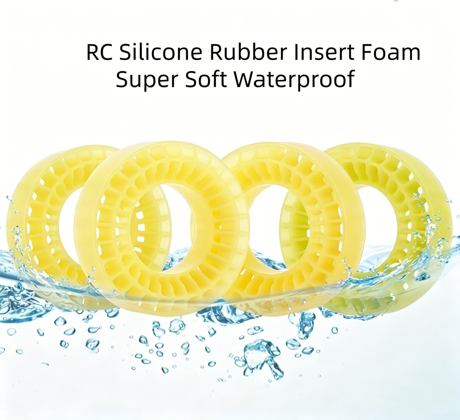 0.7インチ RC シリコンゴムタイヤインサートフォーム防水 - Rc Tire Foam Insert のレビューと価格