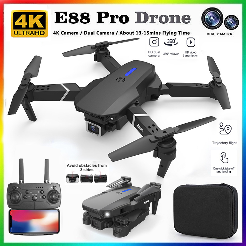 2026年新型 E88 プロ仕様 HD 4K RCドローン  - Rc Hobby Grade Helicopter のレビューと価格