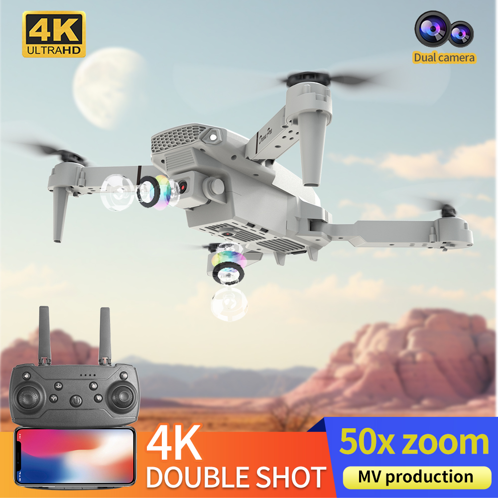 2026年新型 E88 プロ仕様 HD 4K RCドローン  - Rc Hobby Grade Helicopter のレビューと価格