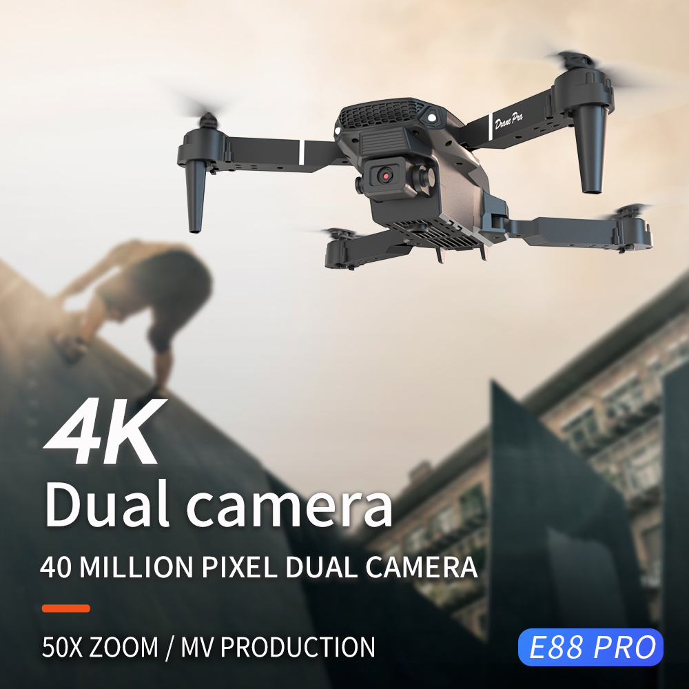 2026年新型 E88 プロ仕様 HD 4K RCドローン  - Rc Hobby Grade Helicopter のレビューと価格