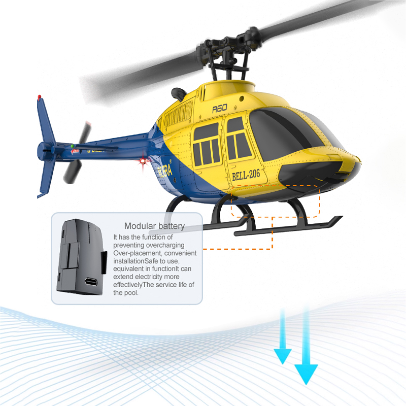 A60 RC ヘリコプター 2.4G 6軸ジャイロスコープ  - Rc Hobby Grade Helicopter のレビューと価格