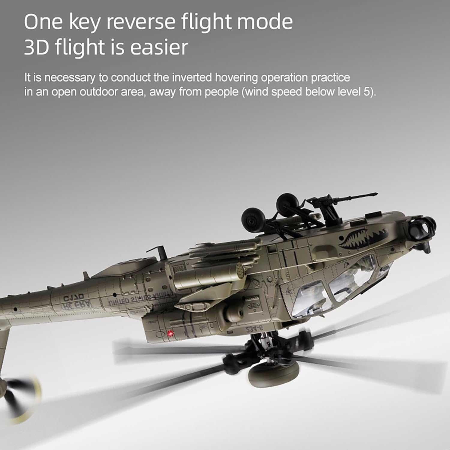310MM 6CH C170 AH-64D リモートコントロ - Rc Hobby Grade Helicopter のレビューと価格