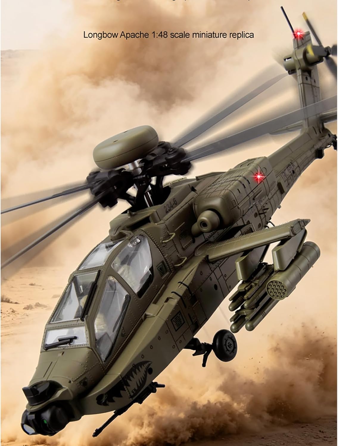 310MM 6CH C170 AH-64D リモートコントロ - Rc Hobby Grade Helicopter のレビューと価格