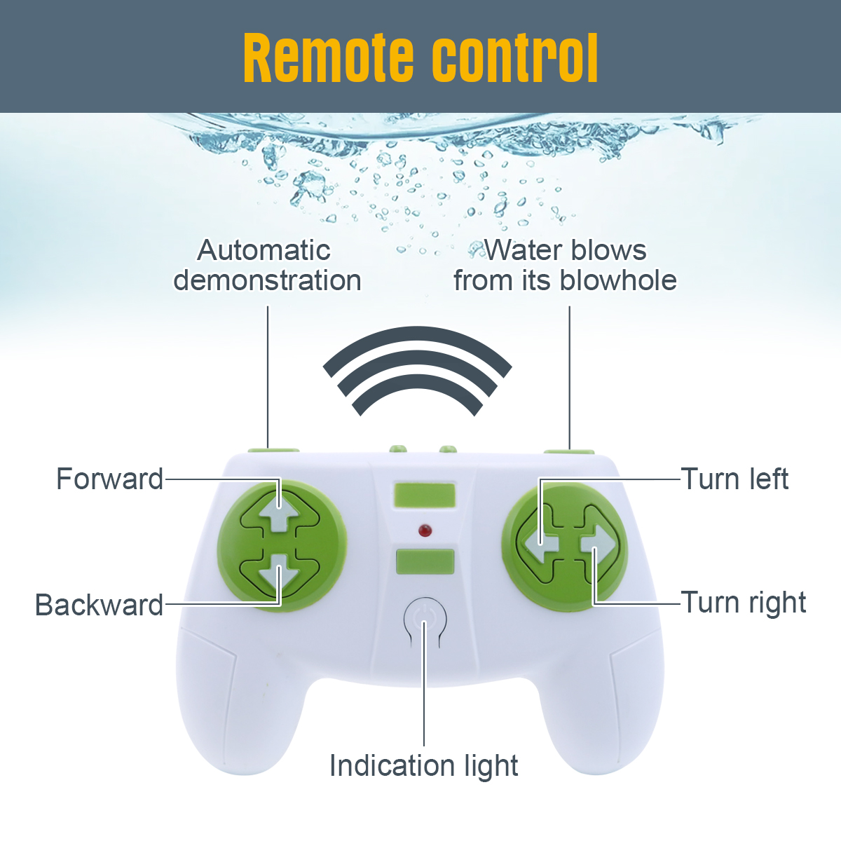 子供のための水で制御された魔法のおもちゃ,リモコン付きボート - Rc Submarine Water のレビューと価格