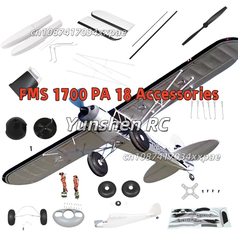 FMS RC 飛行機デカール 1700 ミリメートル PA- - Rc Hobby Toys のレビューと価格