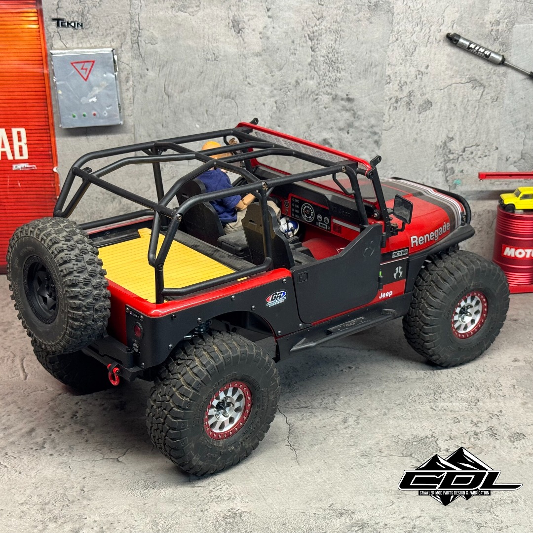 1/10 RCロッククローラーカスタムメタルリアバンパースペ - Rc Hobby Grade Crawler のレビューと価格