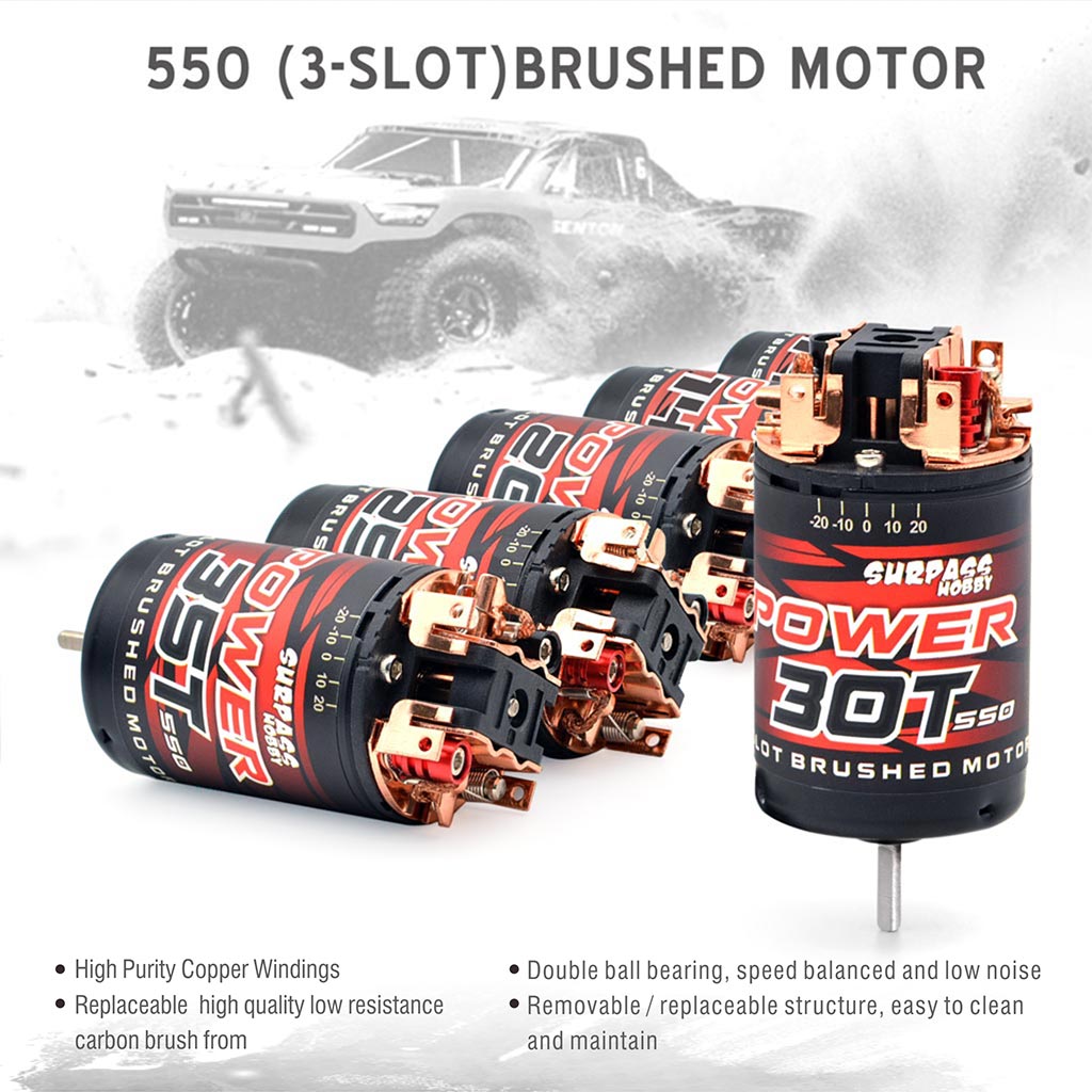 SURPASS HOBBY 540 550 ブラシ付きモータ - Rc Hobby Engine のレビューと価格