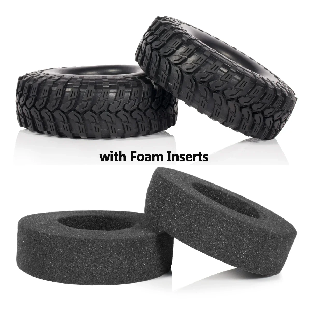 Beadlockホイール用挿入フォーム付きゴムタイヤ、rcク - Rc Tire Foam Insert のレビューと価格
