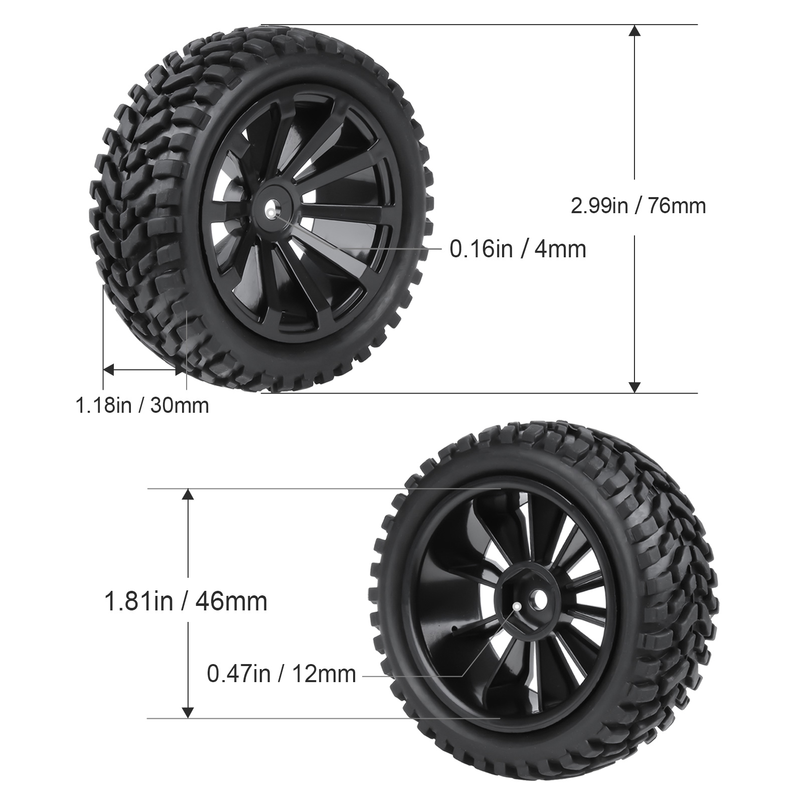 HobbyPark 外径 2.99 インチ / 76mm ラ - Rc Tire Foam Insert のレビューと価格