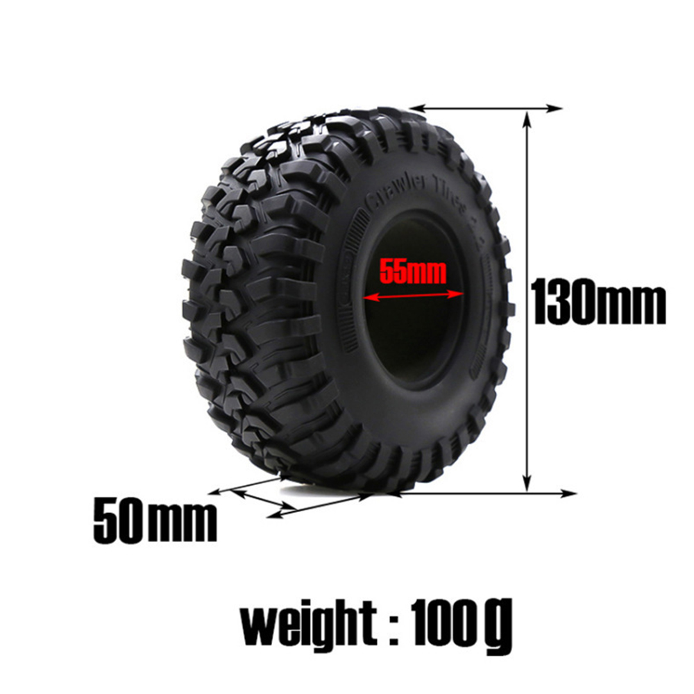 4 個 2.2 インチビードロックホイールリムゴムタイヤセッ - Rc Tire Foam Insert のレビューと価格