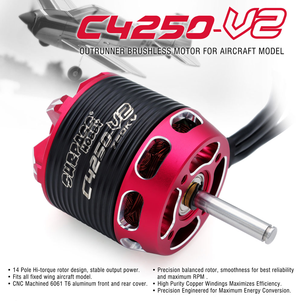 SURPASS HOBBY C4240 750KV/850K - Rc Hobby Plane のレビューと価格