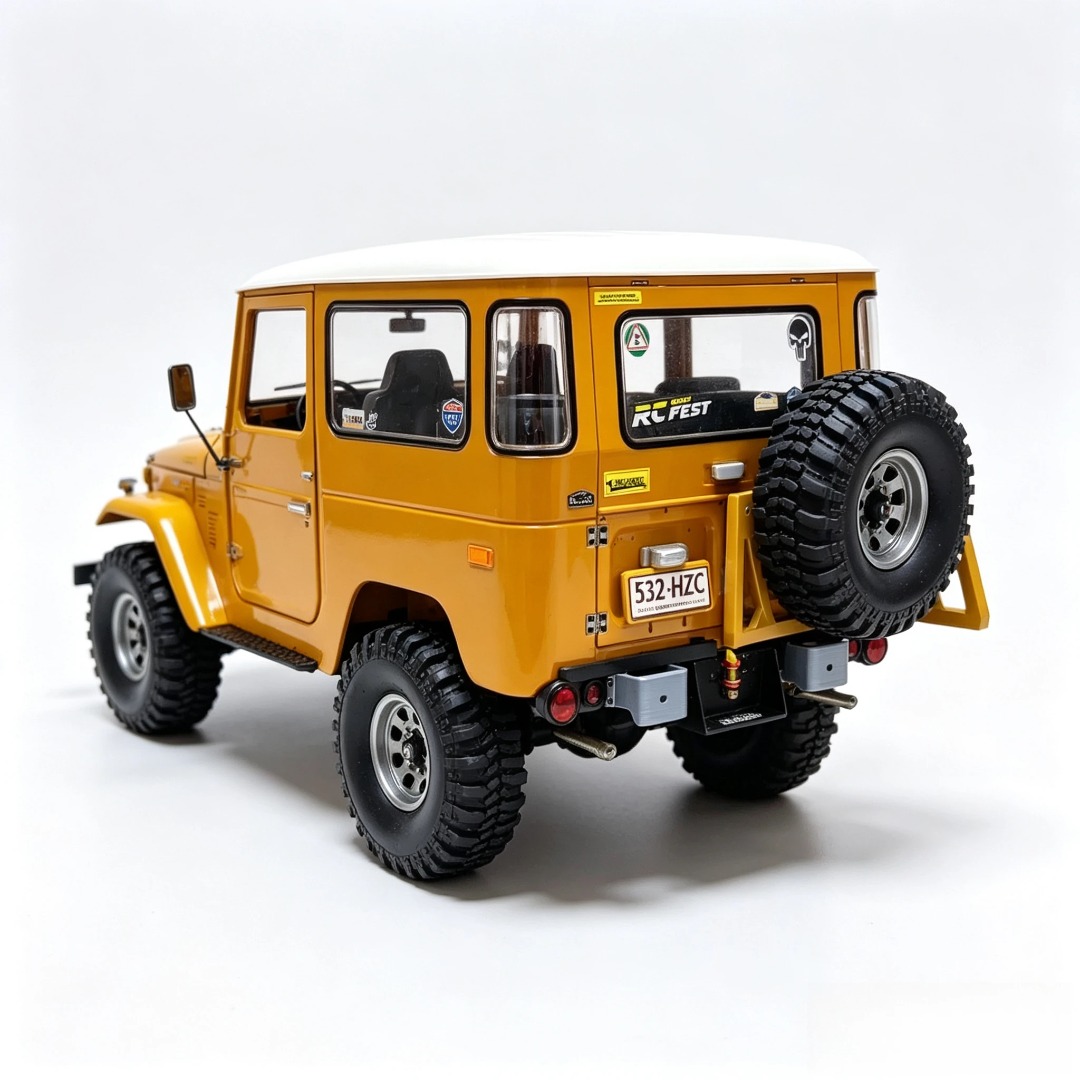 ロック可能なオープンスペアタイヤキャリアブラケットシミュレー - Rc Hobby Grade Crawler のレビューと価格